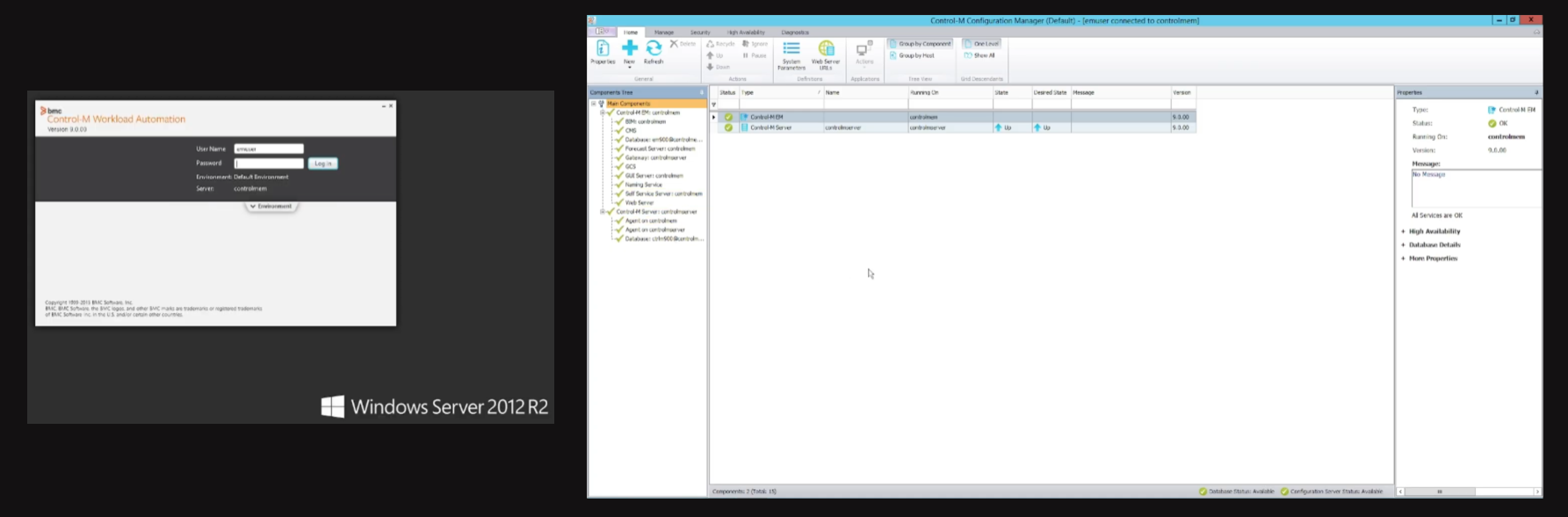 Installation complète Control-M 9.0.00.000 sur CentOS 7