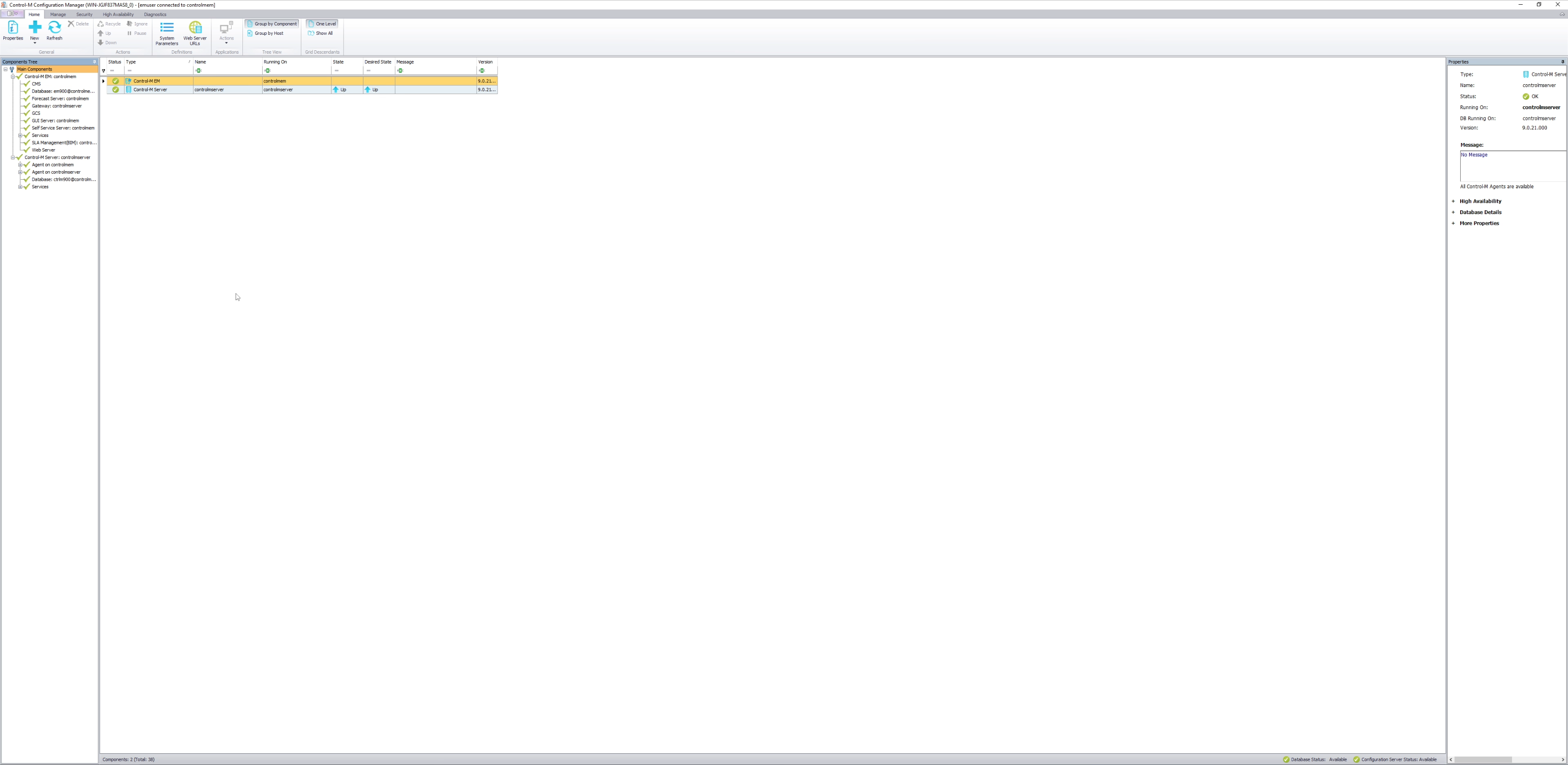 Control-M/EM 9.0.21.000